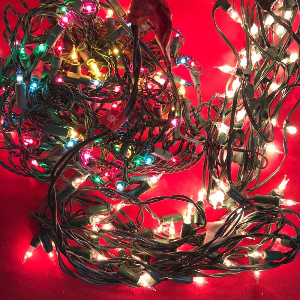Vintage Christmas Lights Bundle of 3
